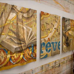 Painted Tapestry - Tapestries
