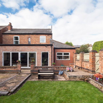 Brick extension to detached Victorian House