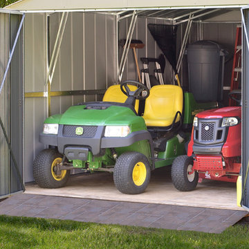 THE ARROW COMMANDER™ SERIES STEEL STORAGE SHEDS