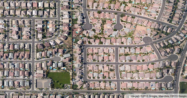 Traditional  America's Housing Patterns from Above