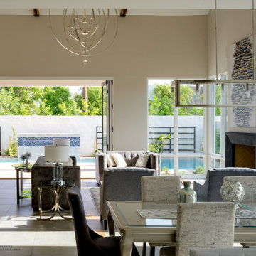 The Sycamore Plan A - Great Room + Outdoors