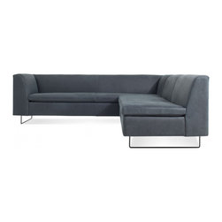 Blu Dot Bonnie and Clyde Leather Sectional Sofa - Sectional Sofas