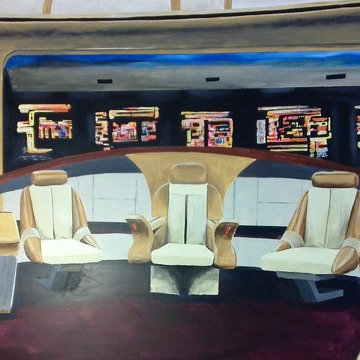 Star Trek Mural
