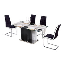 Marilyn Rectangular Dining 5-Piece Set, Black