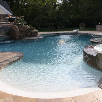 Pool and spa project has everything