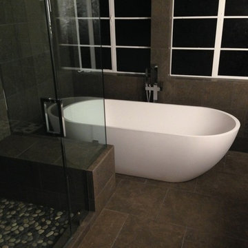ADM Bathroom Freestanding Bathtub, White, 70.9" - SW-110 (71 x 32)