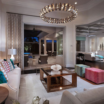 Transitional Living Room
