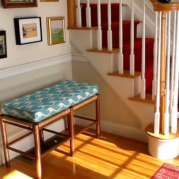 Beach House-Inspired Entryway Bench Cushion