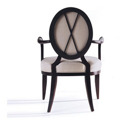 Oval X-Back Chair - Baker Furniture - Dining Chairs