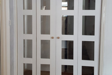 Bi-fold doors used as room dividers