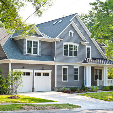 Stone Chimney Arts & Crafts Home