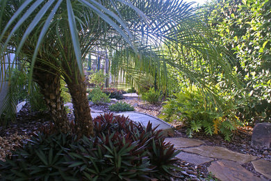 Asian exterior home idea in Orlando