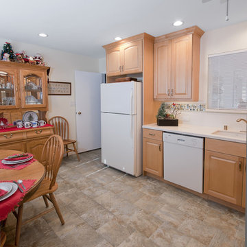 Two Generation Kitchen Remodel - From Outdated to Transitional