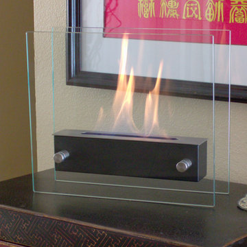 Nu-Flame Tabletop Irradia Noir Ethanol Fireplace
