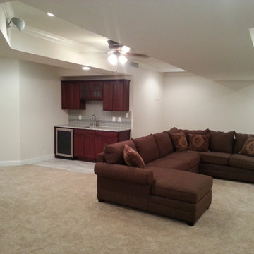 Finished Basement/Custom Sewing Room