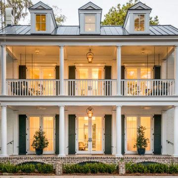Porch Lighting, Lantern & Scroll