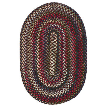 Colonial Mills Chestnut Knoll CK77 Amber Rose Traditional Area Rug, Oval 2'x10'