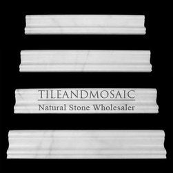 Bianco Dolomiti Marble Italian White Dolomite Crown Molding Polished - Products