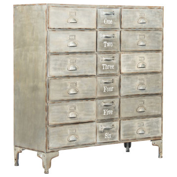 Oscar Drawer Cabinet, Antique Beige