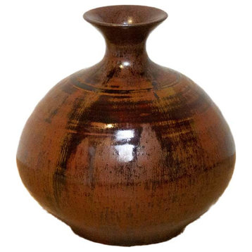 Consigned, Vintage Japanese Stoneware Vase