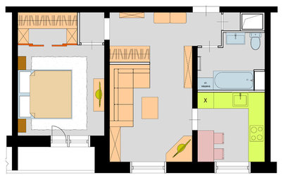 Планировка: 5 решений для двухкомнатной квартиры дома серии 1605-АМ