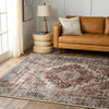Vibe by Jaipur Living Emory Medallion Red/ Blue Area Rug 10'X14'