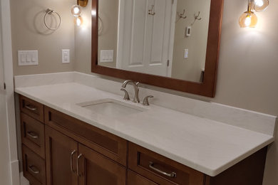 Inspiration for a transitional home design remodel in Vancouver