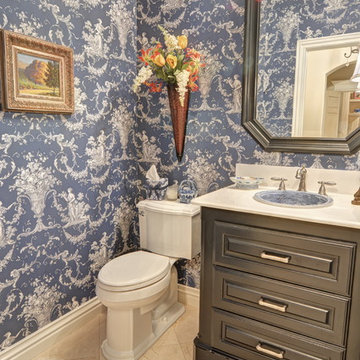 75 French Country Powder Room Ideas You'll Love - May, 2026 | Houzz
