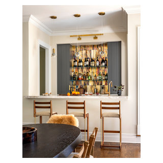 Cresskill, Brick Manor - Transitional - Home Bar - New York - by Forina ...