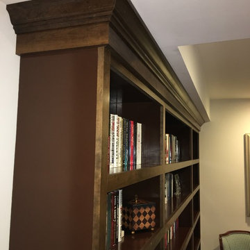 Jacobs - Custom built Cherry shelving