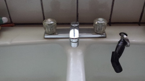 Low water pressure in kitchen sink only