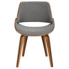 Lumisource Fabrizzi Dining/Accent Chair, Gray