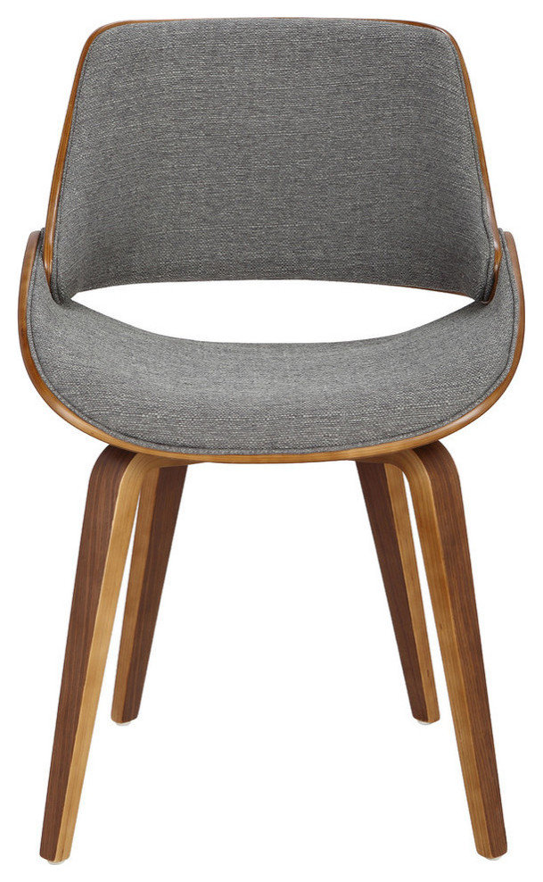 Lumisource Fabrizzi Dining/Accent Chair, Gray