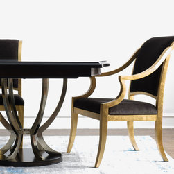 Bernhardt Lambert Double-Pedestal Table - Dining Tables