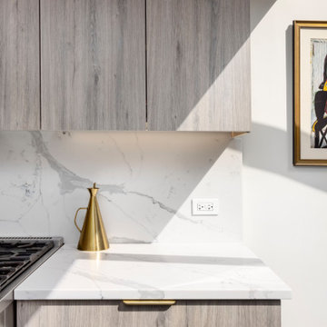 Vine Kitchen and Powder Room: Modern Minimalist Renovation