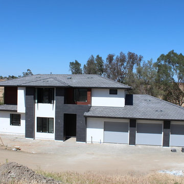 Temecula Ca. Soffit, Fascia, Gutters, Downspouts, Beam Cap, After Stucco