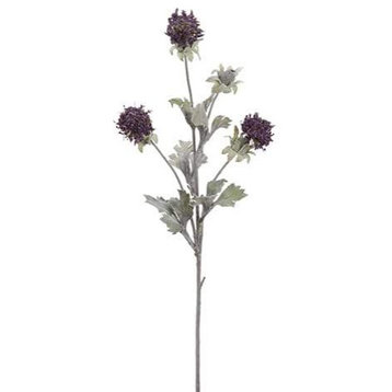 Silk Plants Direct Straw Spray - Purple - Pack of 12