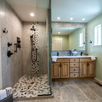 Transitional Bathroom remodel