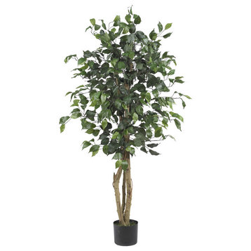 4' Ficus Auriculata Artificial Silk Tree