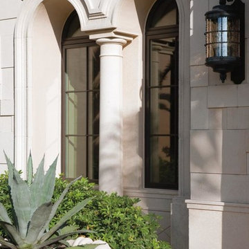 Complete your look with Pella® Architect Series® circlehead wood windows