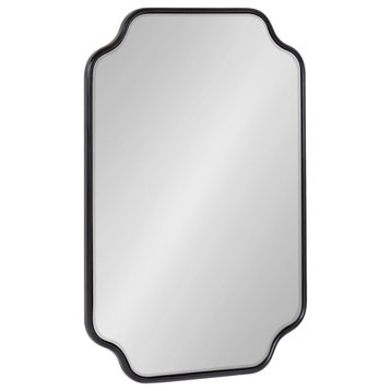 Plumley Framed Wall Mirror, Black 18x24