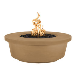 The Outdoor Plus - Tempe Firepit, Brown, 48" - Fire Pits