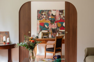 Inspiration pour un salon vintage.