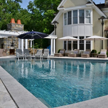 Backyard Swimming Pool Oasis