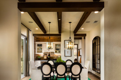 Transitional dining room photo in San Francisco