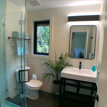 Garage Converted to Two-Story Accessory Dwelling Unit