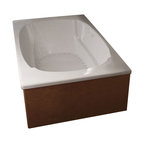 Atlantis Whirlpools Charleston 48 x 78 Rectangular Air Jetted Bathtub