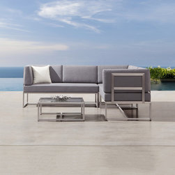 Lavita Furniture - ELEMENT Five Ways Outdoor Lounge System - Outdoor Lounges