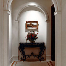 arch with decorative drawing