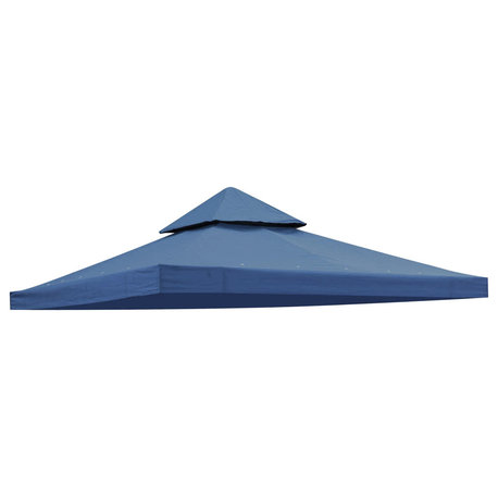 Yescom 10x10Ft 2-Tier Gazebo Top Replacement Outdoor Patio Canopy Cover Blue